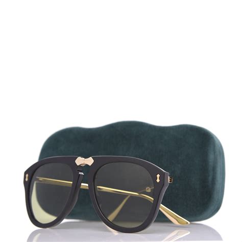 gucci foldable aviators